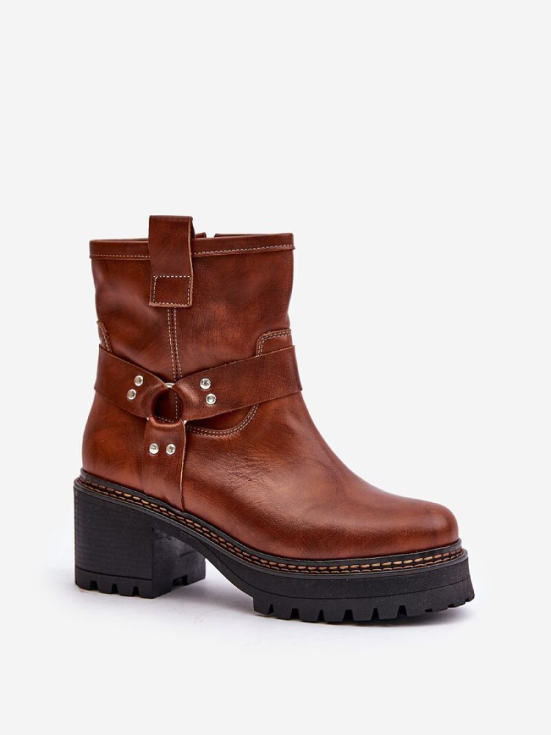Botki Model Lewski 3435 Brown - Step in style - obrazek 2