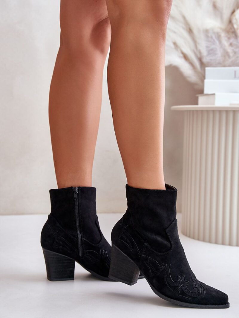 Botki Model Arabelline C-181 Black - Step in style - obrazek 3