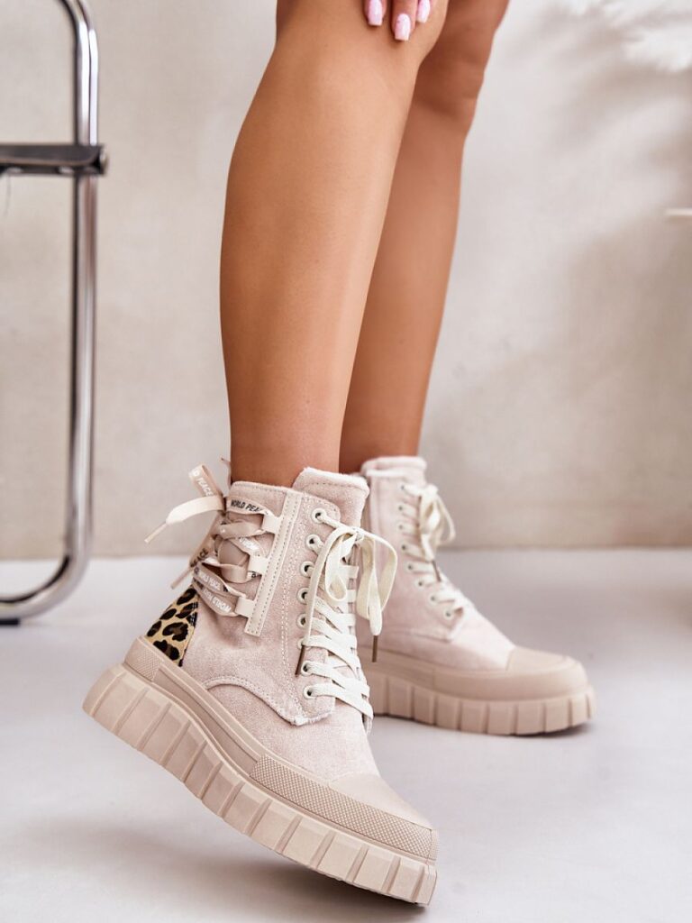 Botki Model Edidda 24BT26-7378 Light Beige - Step in style