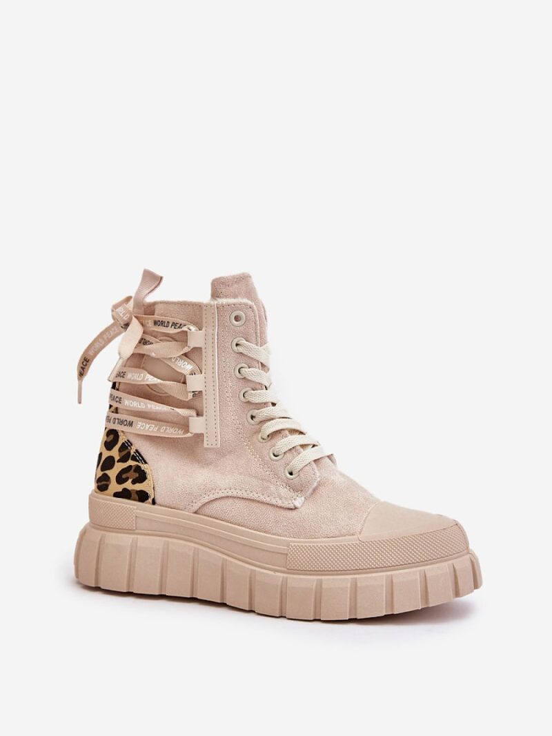 Botki Model Edidda 24BT26-7378 Light Beige - Step in style - obrazek 2