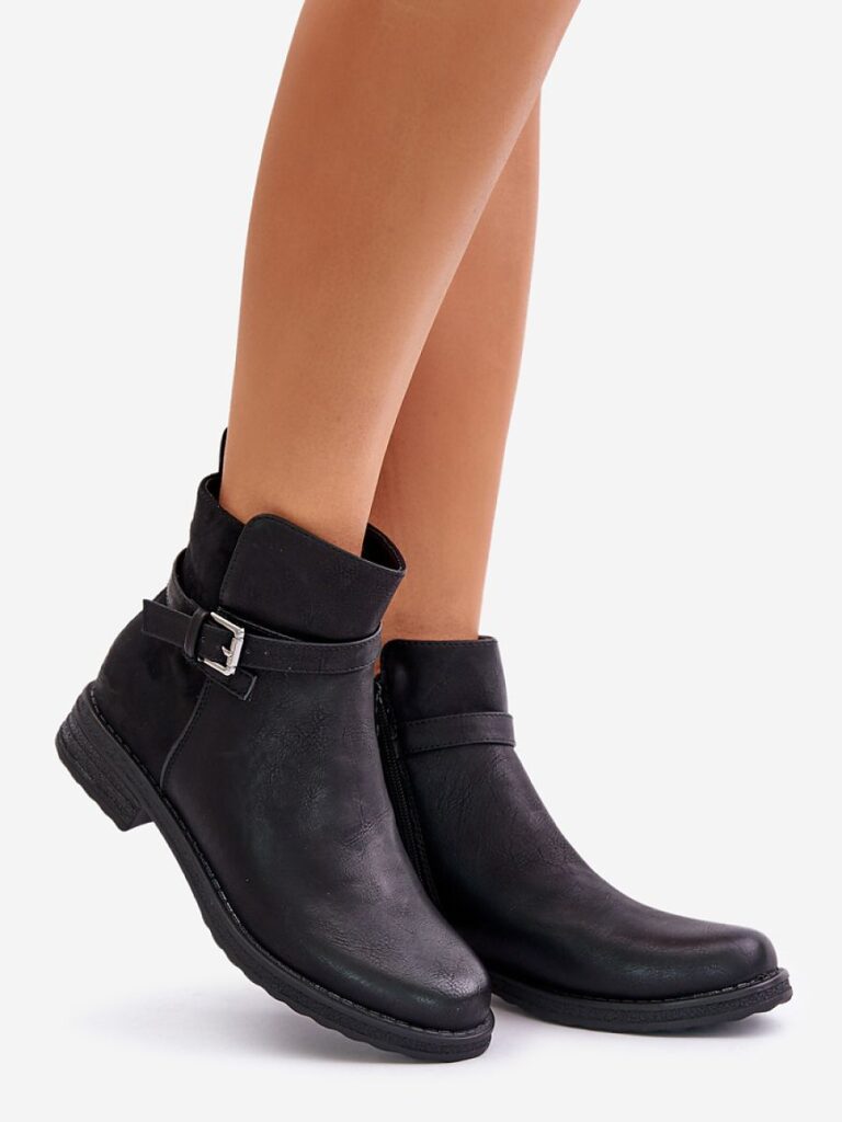 Botki Model Sabamessa 24BT35-7430 Black - Step in style