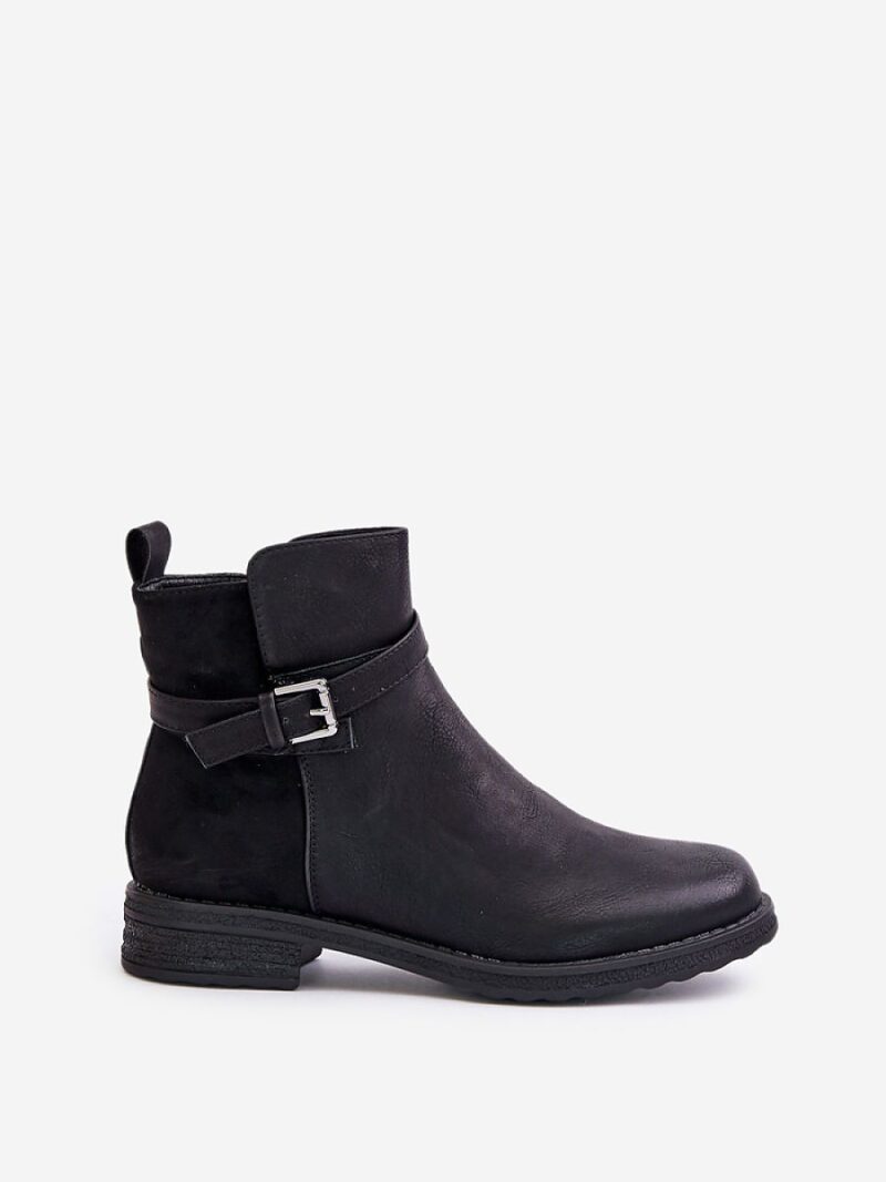 Botki Model Sabamessa 24BT35-7430 Black - Step in style - obrazek 2