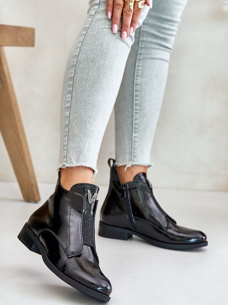 Botki Model S.Barski HY42-120 Black - Step in style