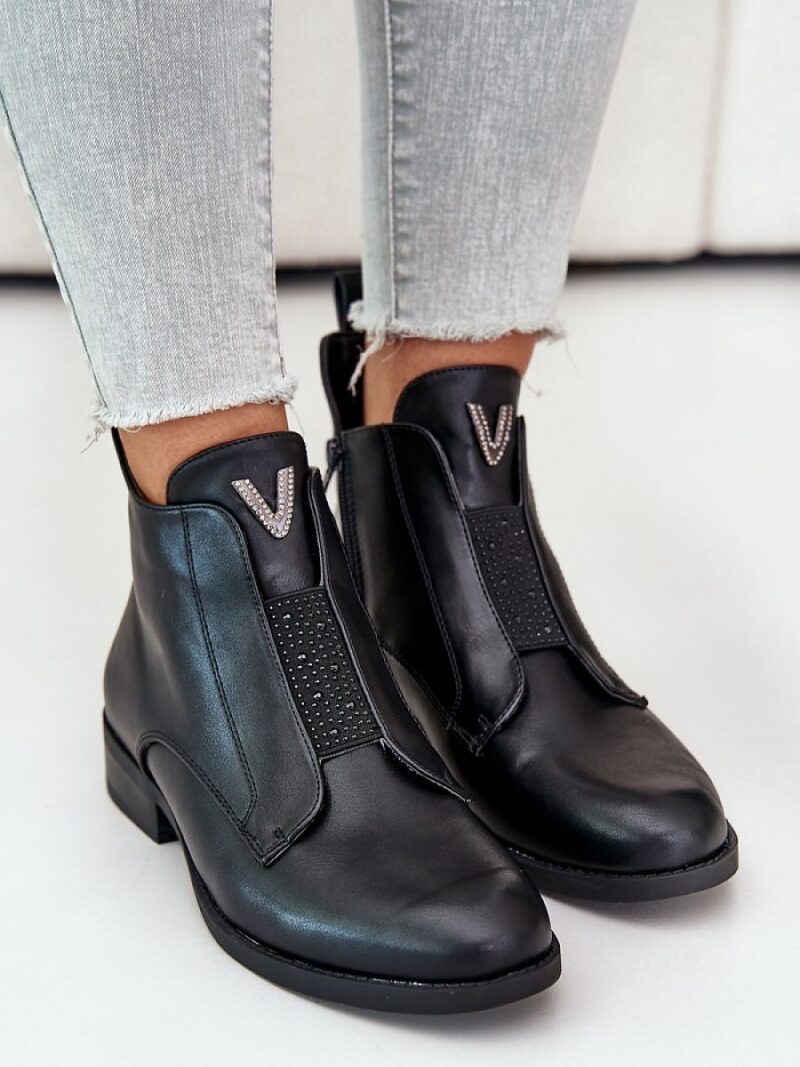 Botki Model S.Barski HY42-119 Black - Step in style - obrazek 3