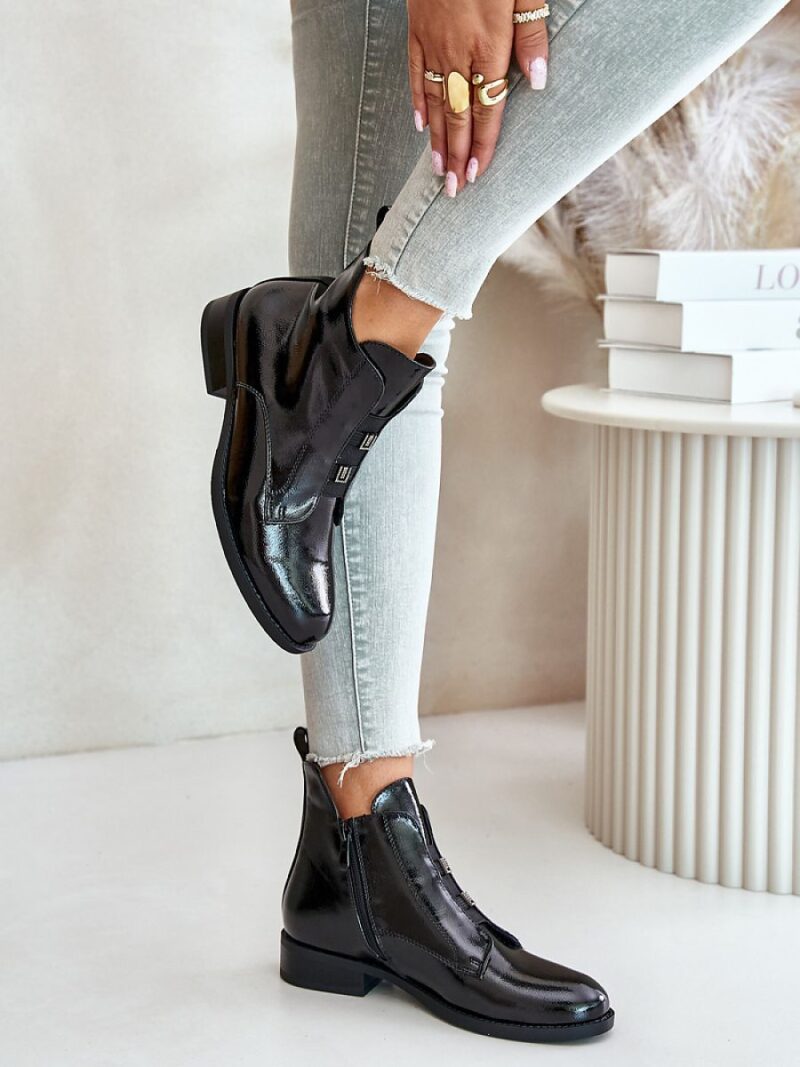 Botki Model S.Barski HY42-717 Black - Step in style - obrazek 3