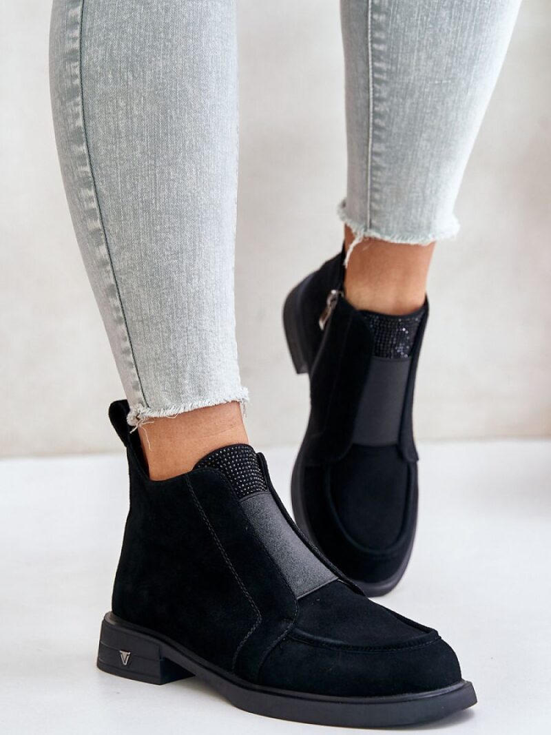 Botki Model DA JC42-23 Black - Step in style - obrazek 3