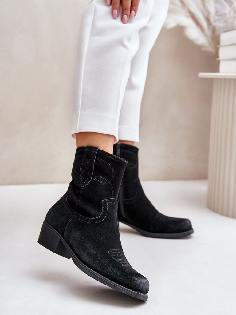 Botki Model Sergio Leone BT284-S Black - Step in style