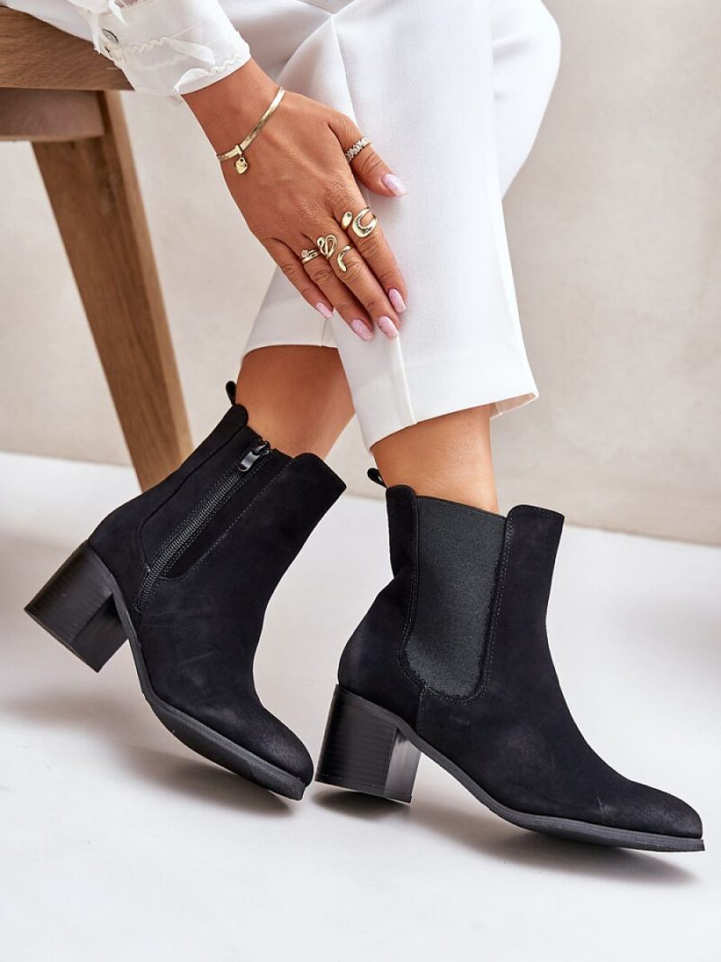 Botki Model Radeya M708 Black - Step in style - obrazek 3