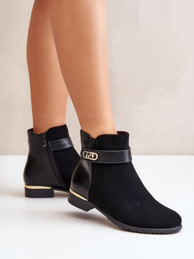 Botki Model Ravasira K-99213 Black - Step in style