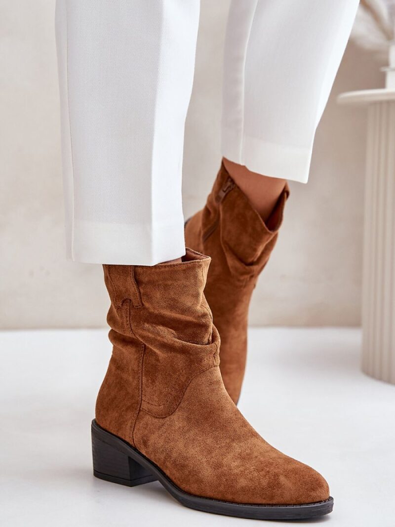 Botki Model Zinanya 1249 Camel - Step in style