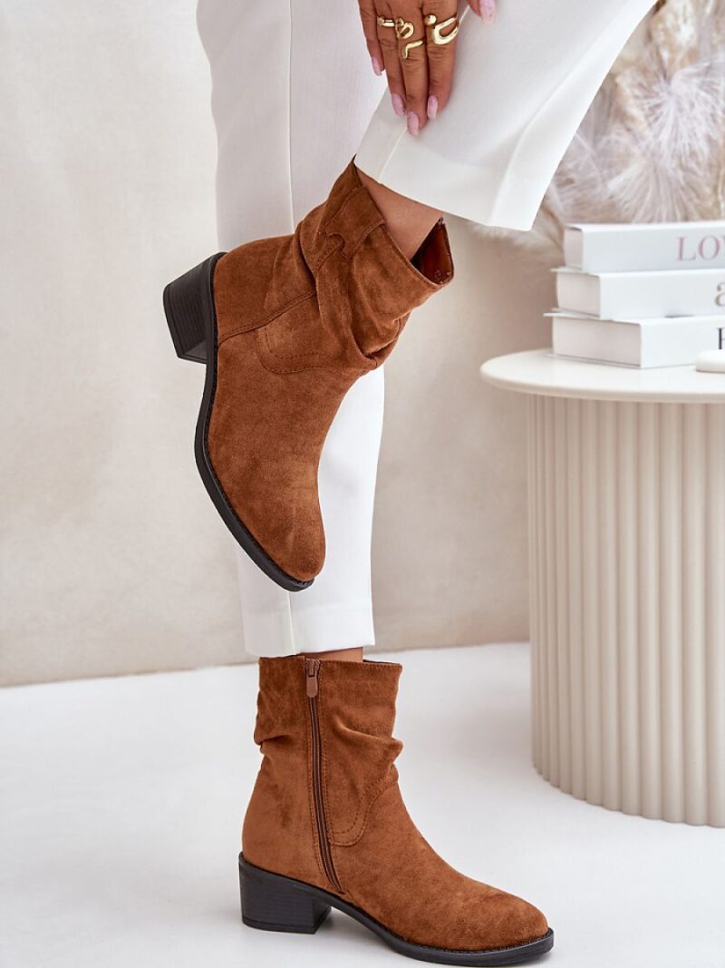 Botki Model Zinanya 1249 Camel - Step in style - obrazek 3