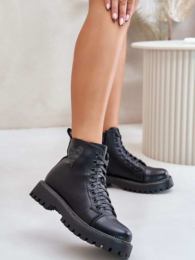 Botki Model Obeena 9681A Black - Step in style