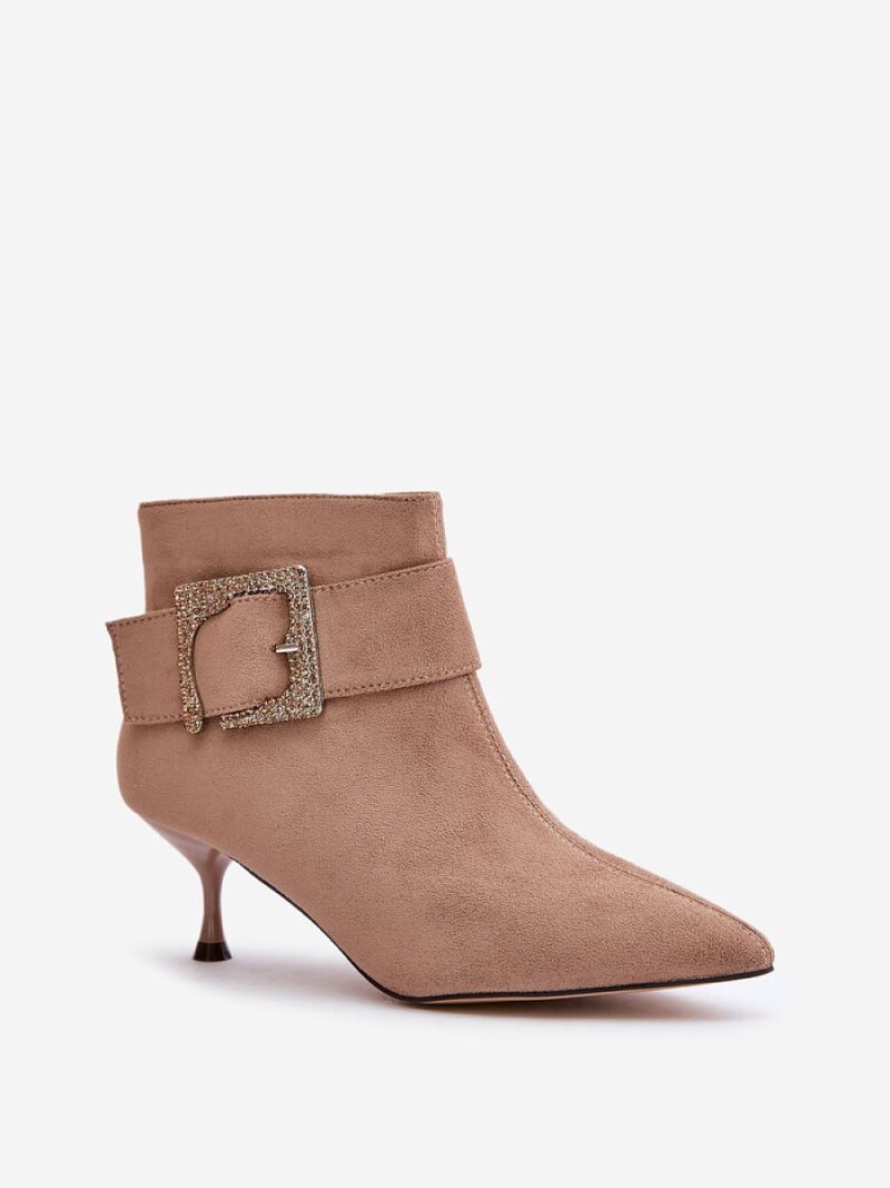Botki Model Nirilis 7291 Beige - Step in style - obrazek 2