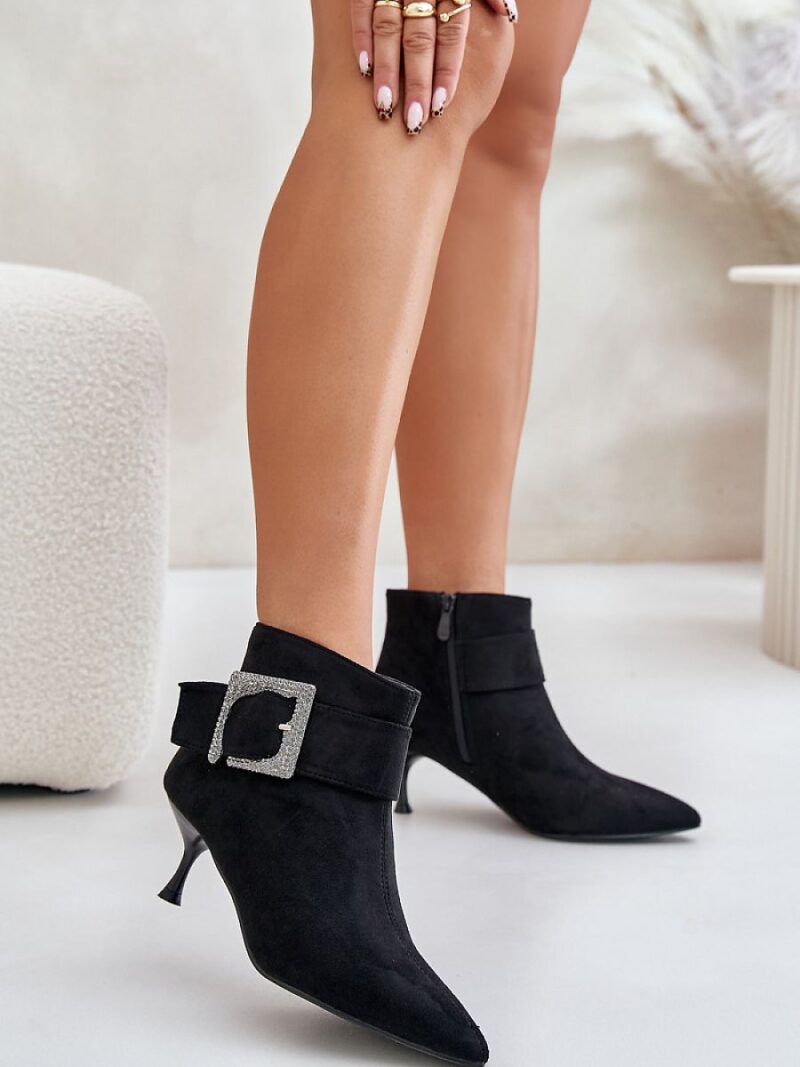 Botki Model Nirilis 7291 Black - Step in style