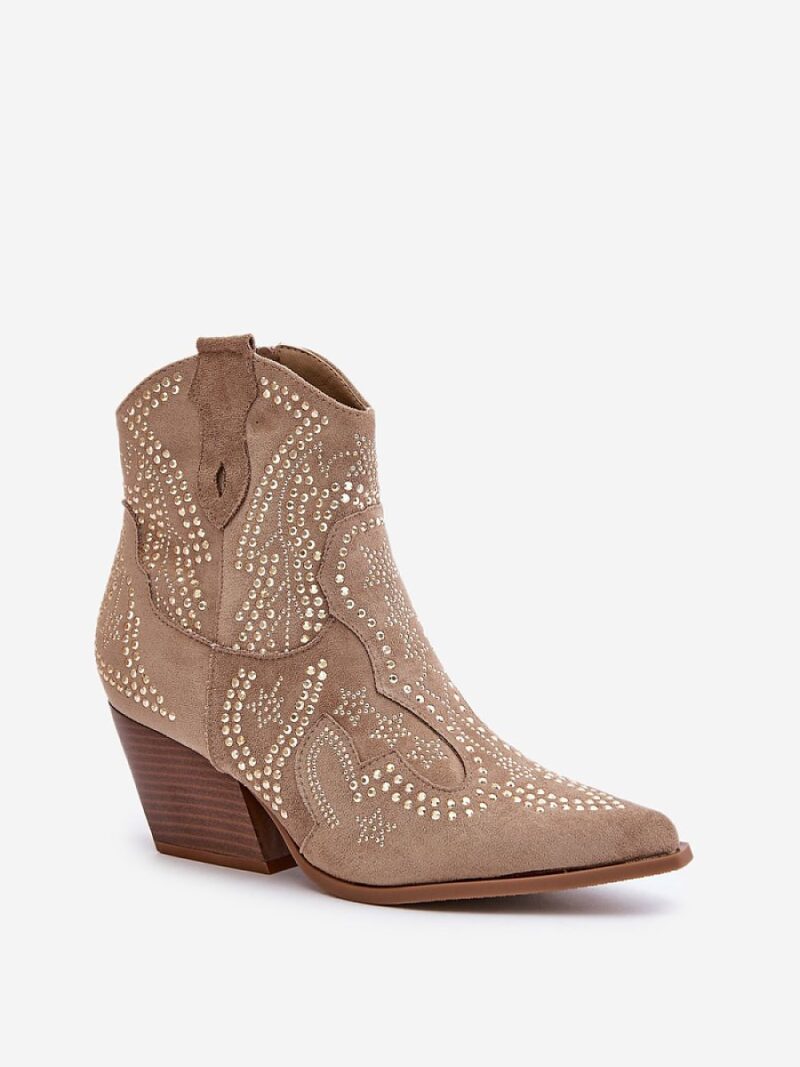 Botki Model Kaivina 9676A Beige - Step in style - obrazek 2