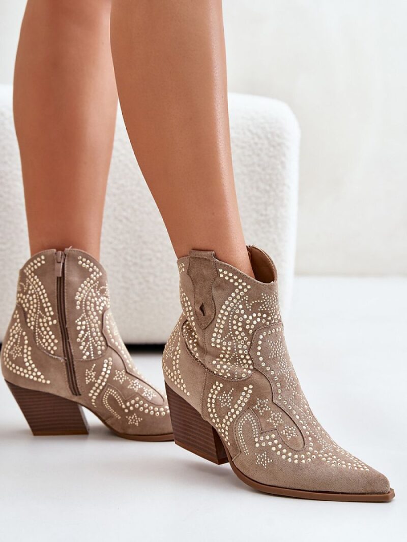 Botki Model Kaivina 9676A Beige - Step in style - obrazek 3