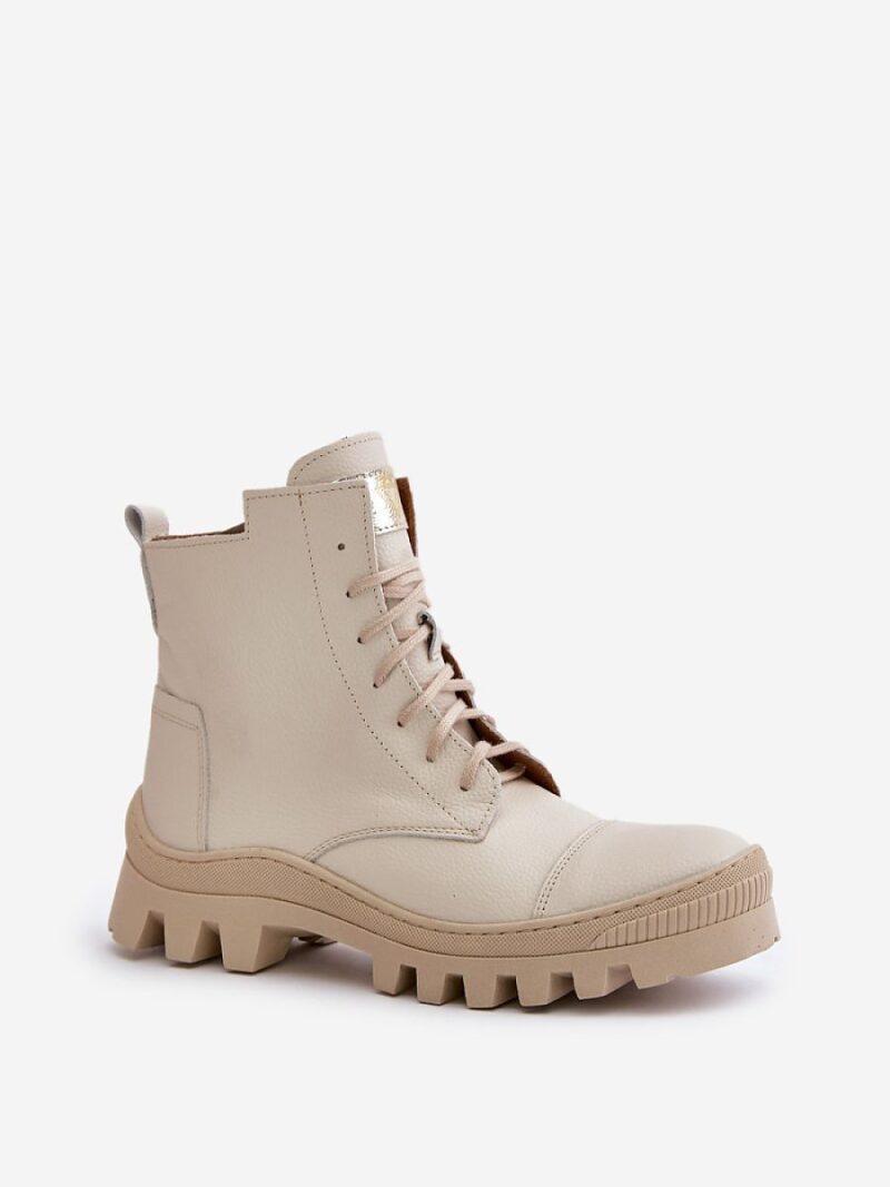 Botki Model Zazoo 2831 Light Beige - Step in style - obrazek 2
