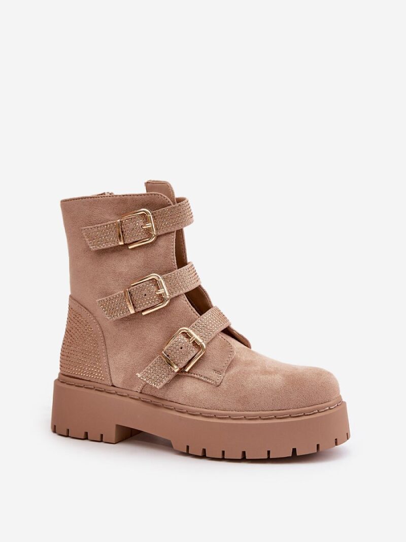 Botki Model Tiaeliana HB-276 Beige - Step in style - obrazek 2