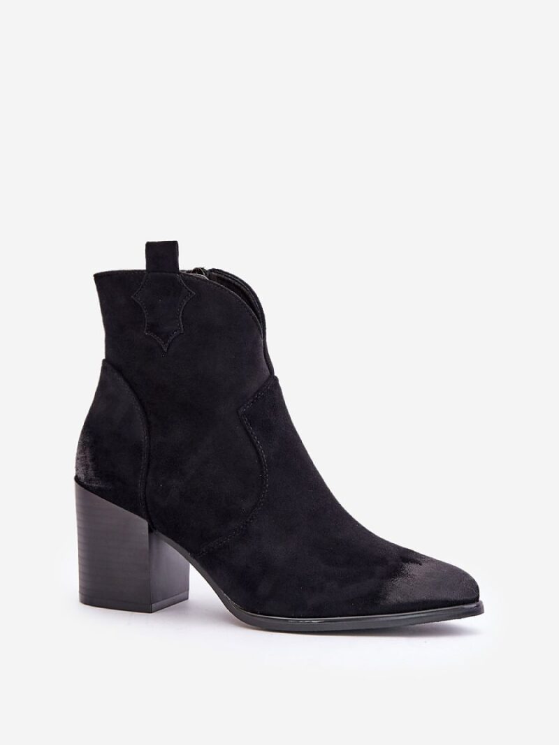 Botki Model Vinceza 58345 Black - Step in style - obrazek 2