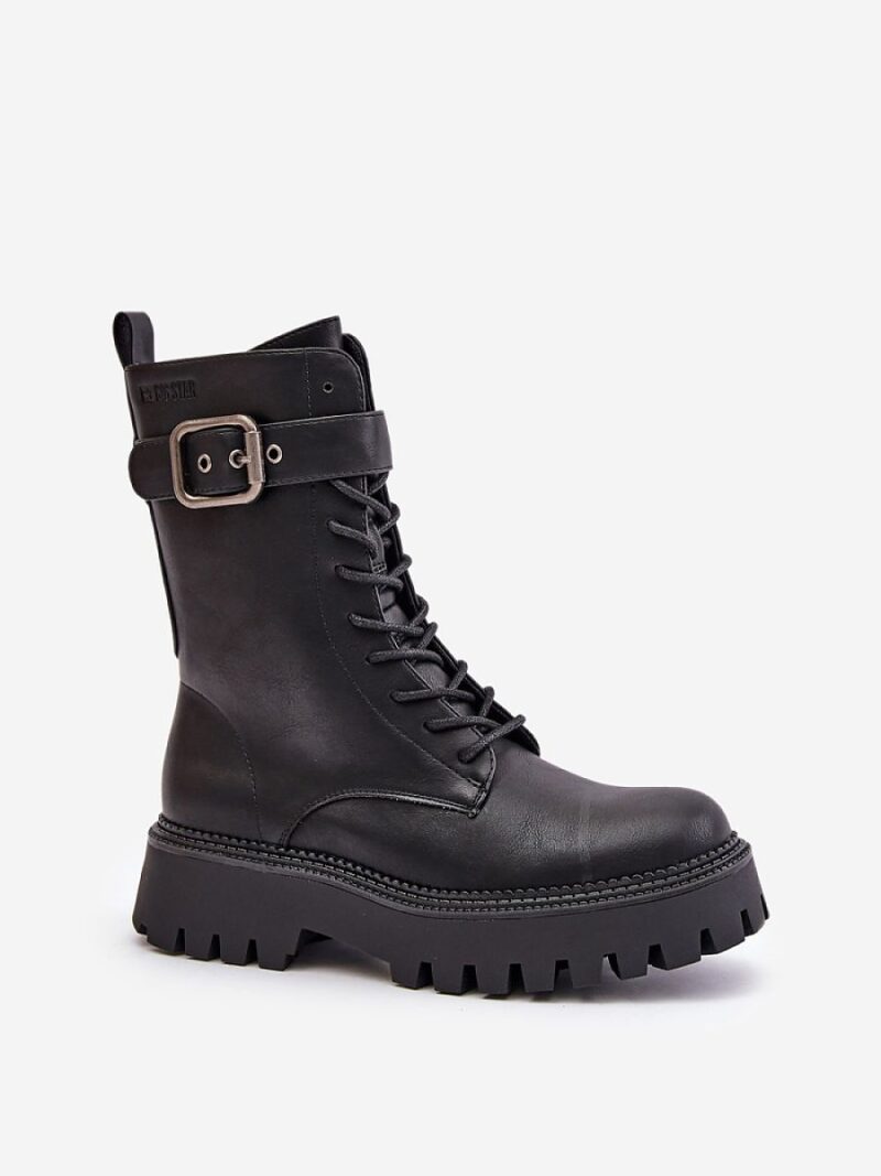 Workery Model Big Star OO274137 Black - Step in style - obrazek 2
