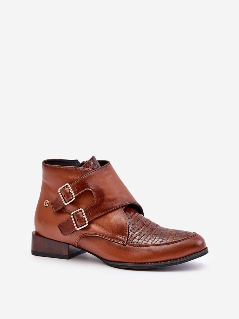 Botki Model Maciejka 06696-02 Brown - Step in style - obrazek 2