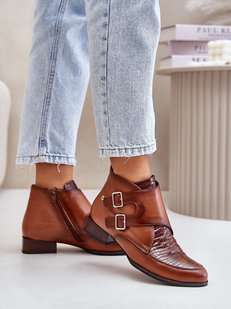 Botki Model Maciejka 06696-02 Brown - Step in style - obrazek 3