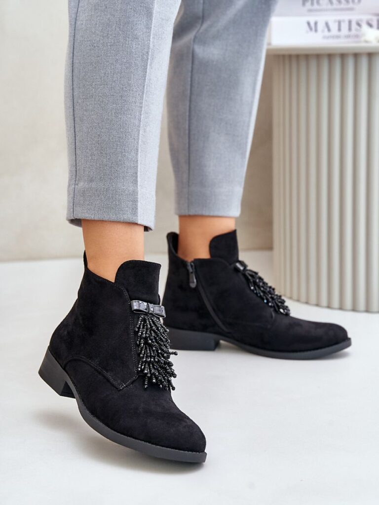 Botki Model S.Barski HY42-715 Black - Step in style