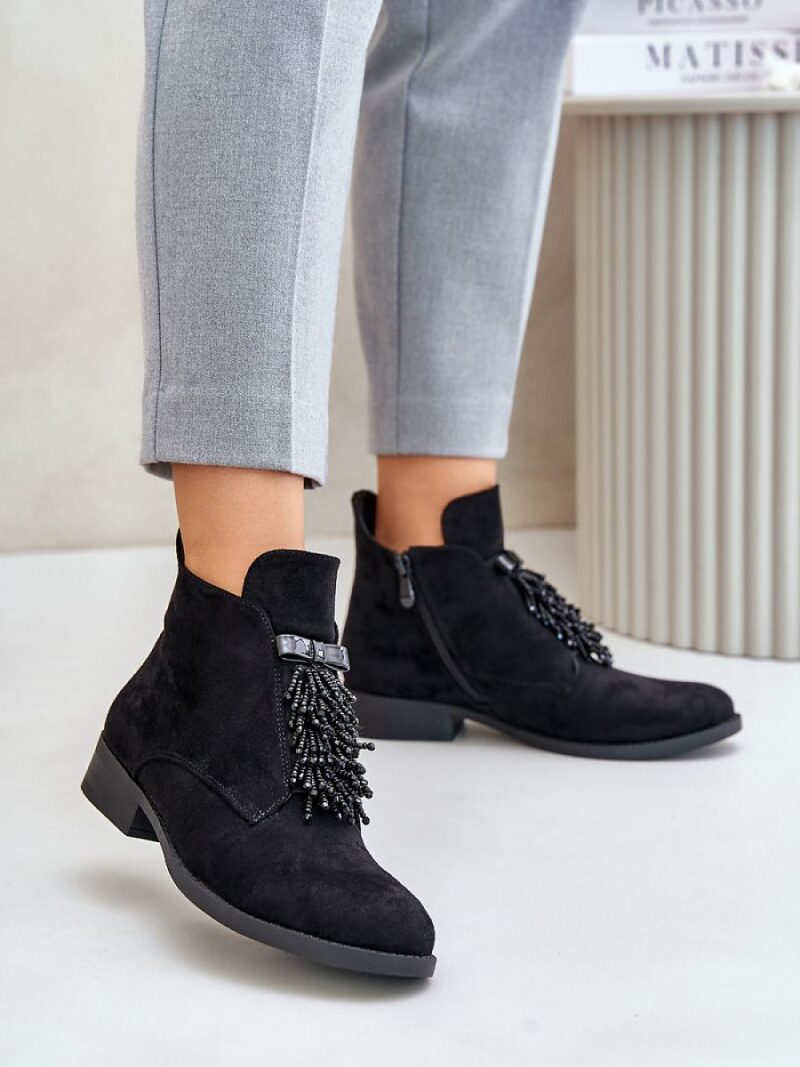 Botki Model S.Barski HY42-715 Black - Step in style