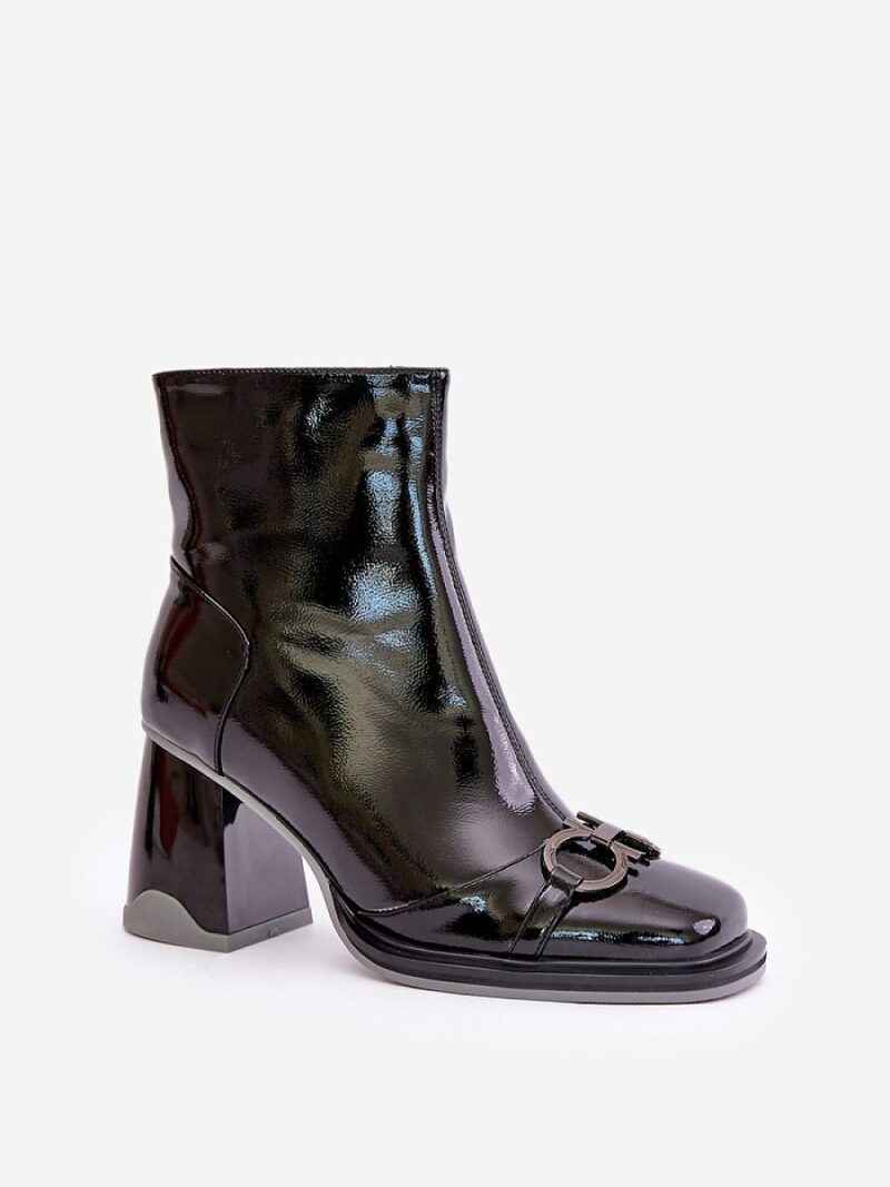 Botki Model DA MR880-021 Black - Step in style - obrazek 2