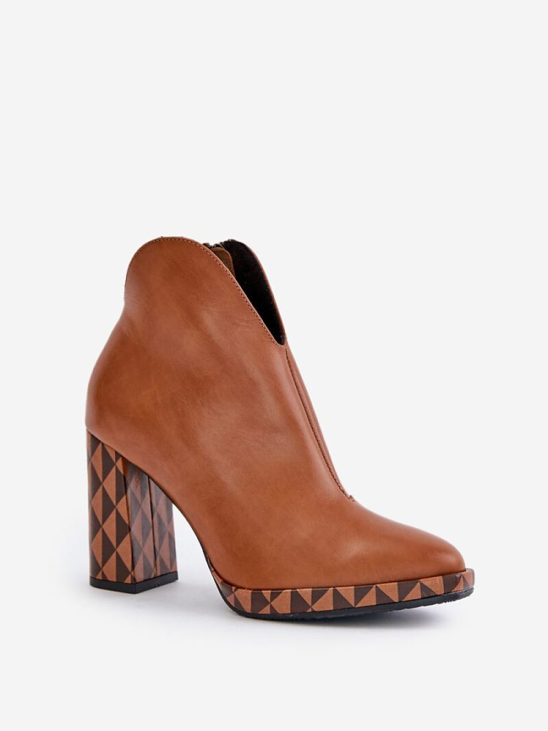 Botki Model Laura Messi 2836 Brown - Step in style - obrazek 2
