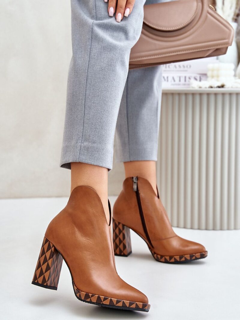 Botki Model Laura Messi 2836 Brown - Step in style - obrazek 3