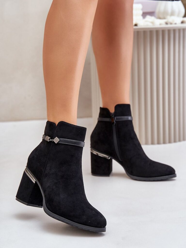 Botki Model Vinceza 16446 Black - Step in style