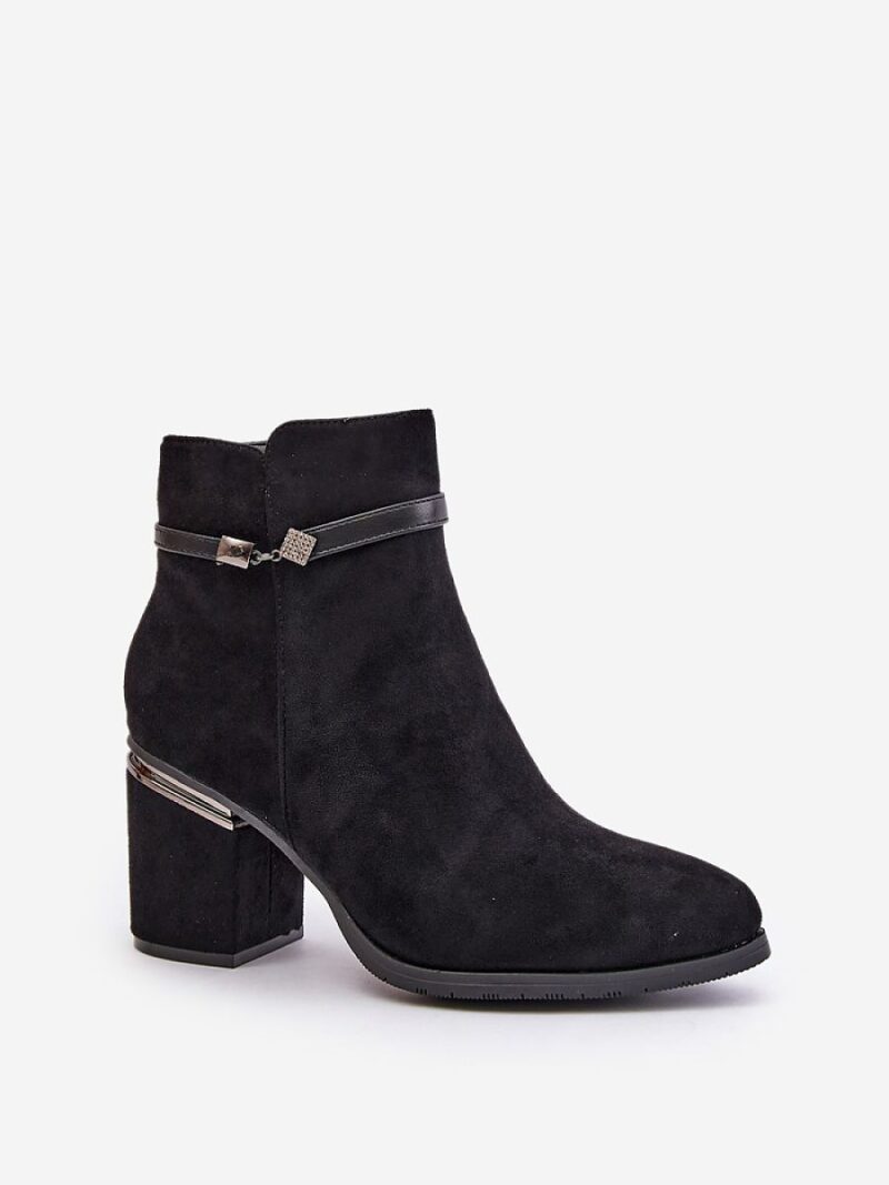 Botki Model Vinceza 16446 Black - Step in style - obrazek 2
