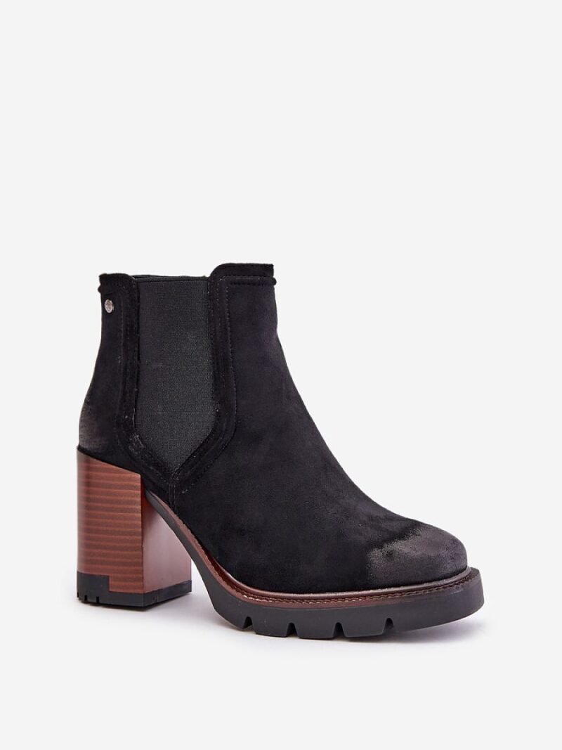 Botki Model Vinceza 58356 Black - Step in style - obrazek 2
