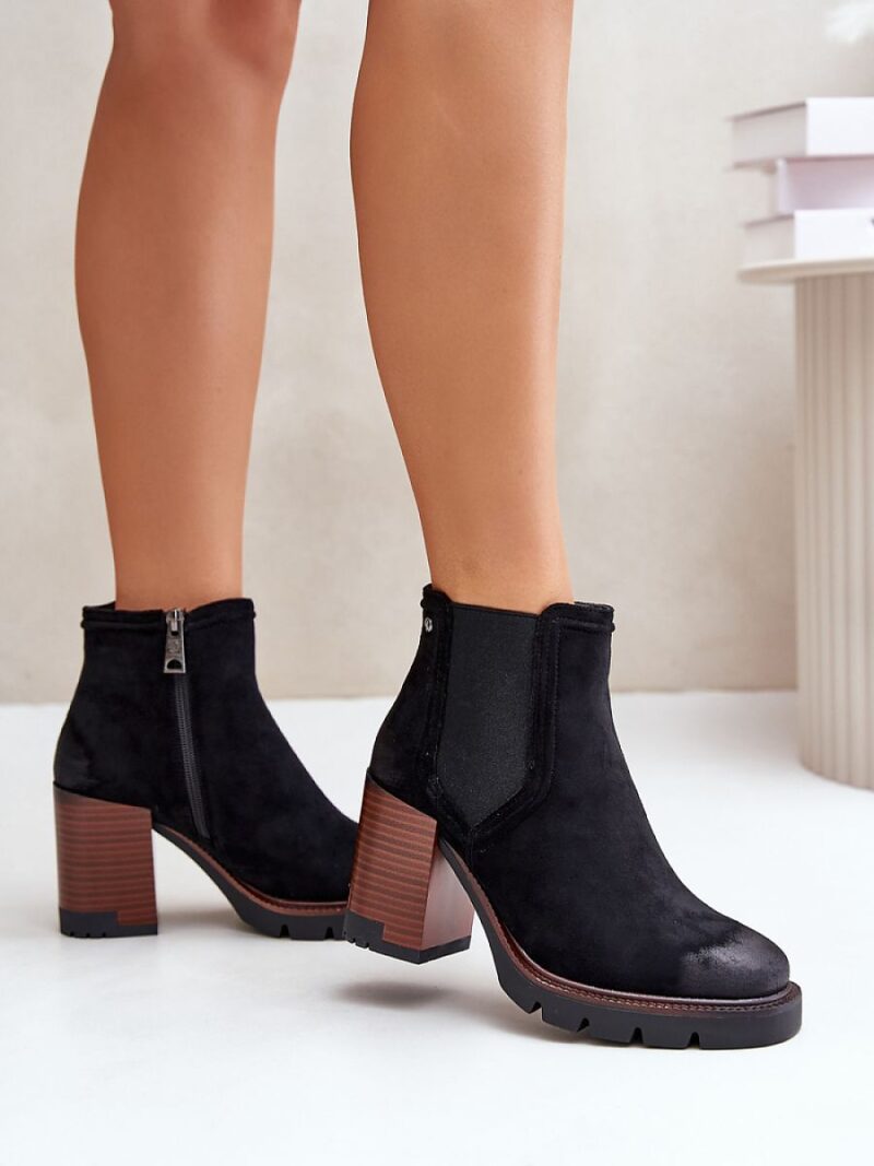 Botki Model Vinceza 58356 Black - Step in style - obrazek 3