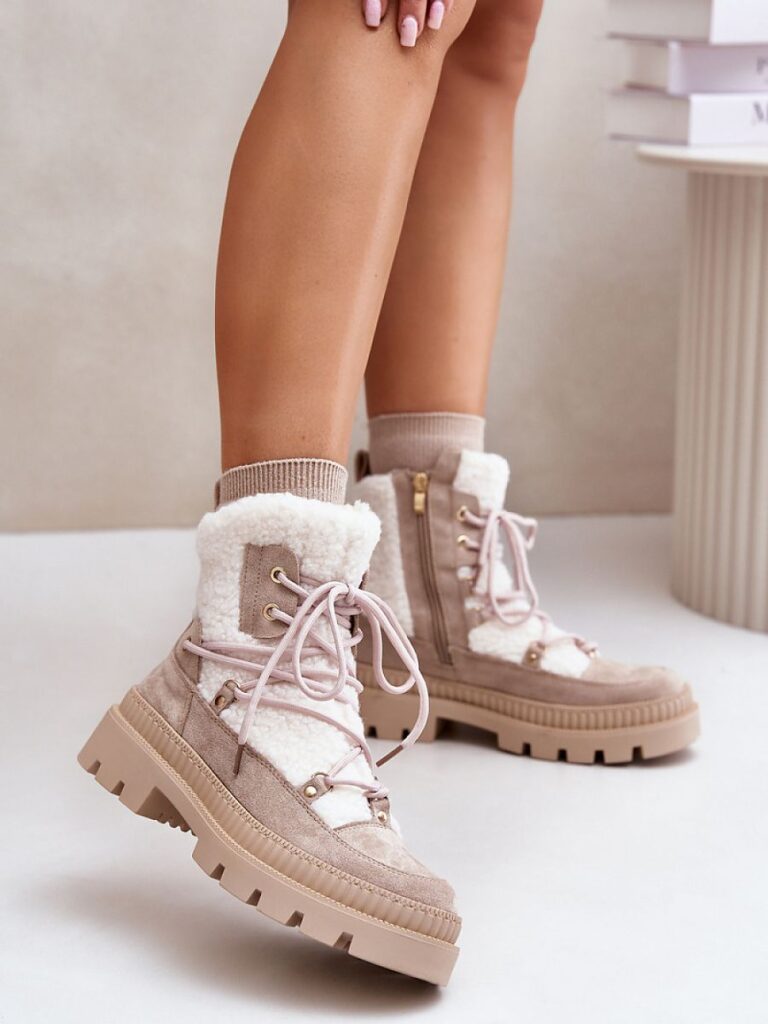 Botki Model Merilana A8902-8 Beige - Step in style