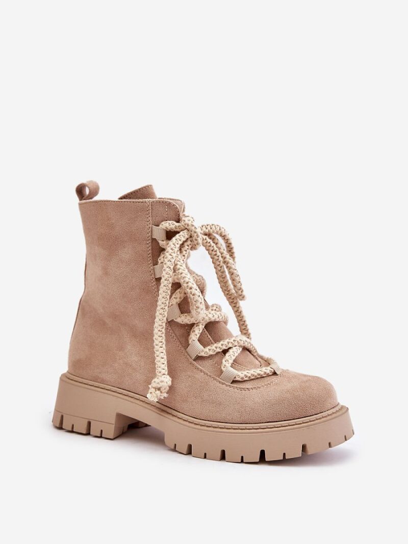 Botki Model Caellita NS539P Light Beige - Step in style - obrazek 2