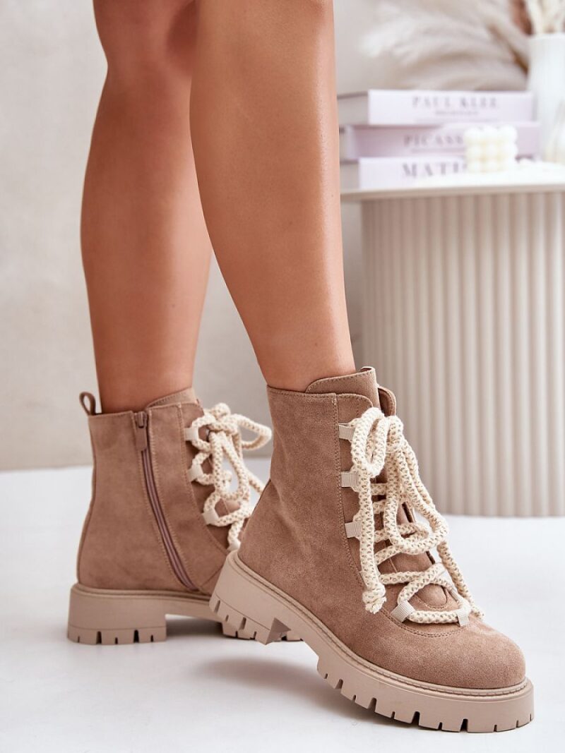 Botki Model Caellita NS539P Beige - Step in style - obrazek 3