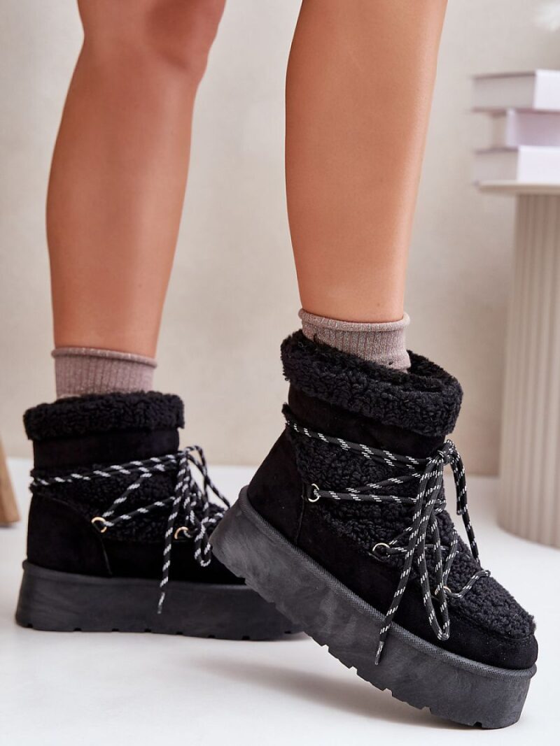 Śniegowce Model Izathiel HY867 Black - Step in style - obrazek 3