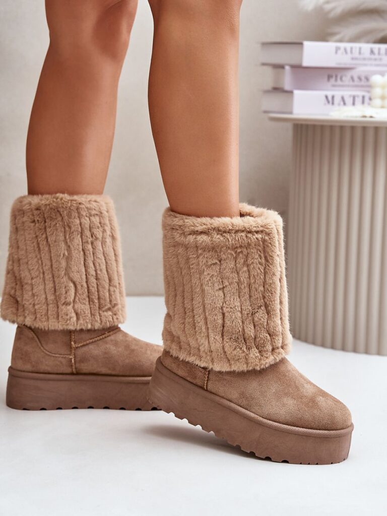 Śniegowce Model Lisonea 24BT30-8021 Beige - Step in style