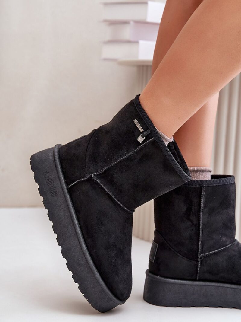 Śniegowce Model Big Star OO274898 Black - Step in style - obrazek 3