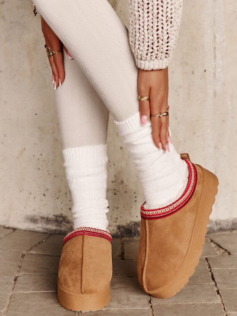 Śniegowce Model Remenia 20219-4B Camel - Step in style