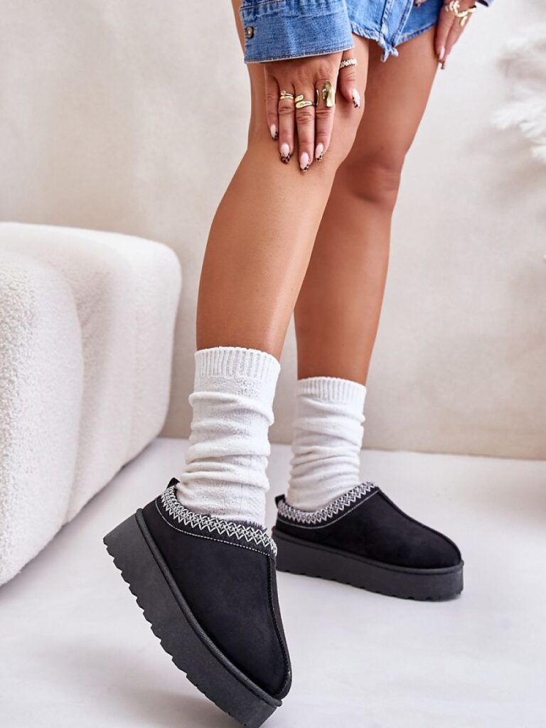 Śniegowce Model Remenia 20219-4A Black - Step in style
