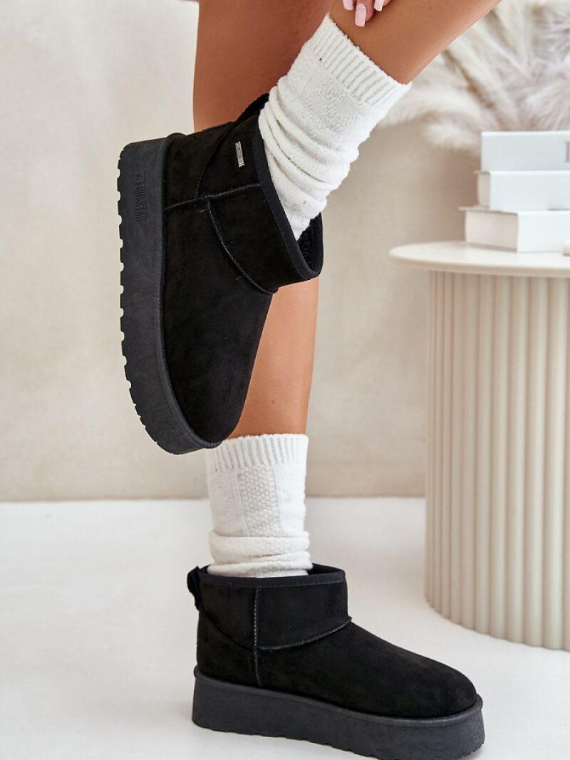 Śniegowce Model Big Star OO274A099 Black - Step in style - obrazek 3