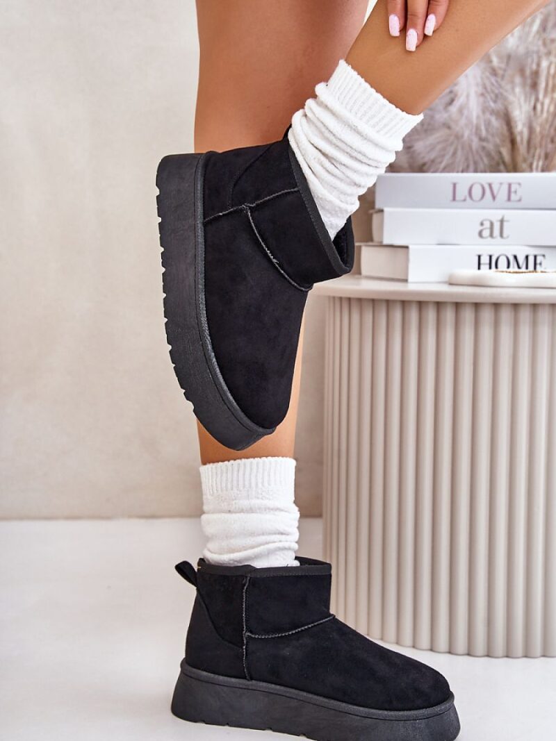 Śniegowce Model Saldren 24BT26-7368 Black - Step in style - obrazek 3