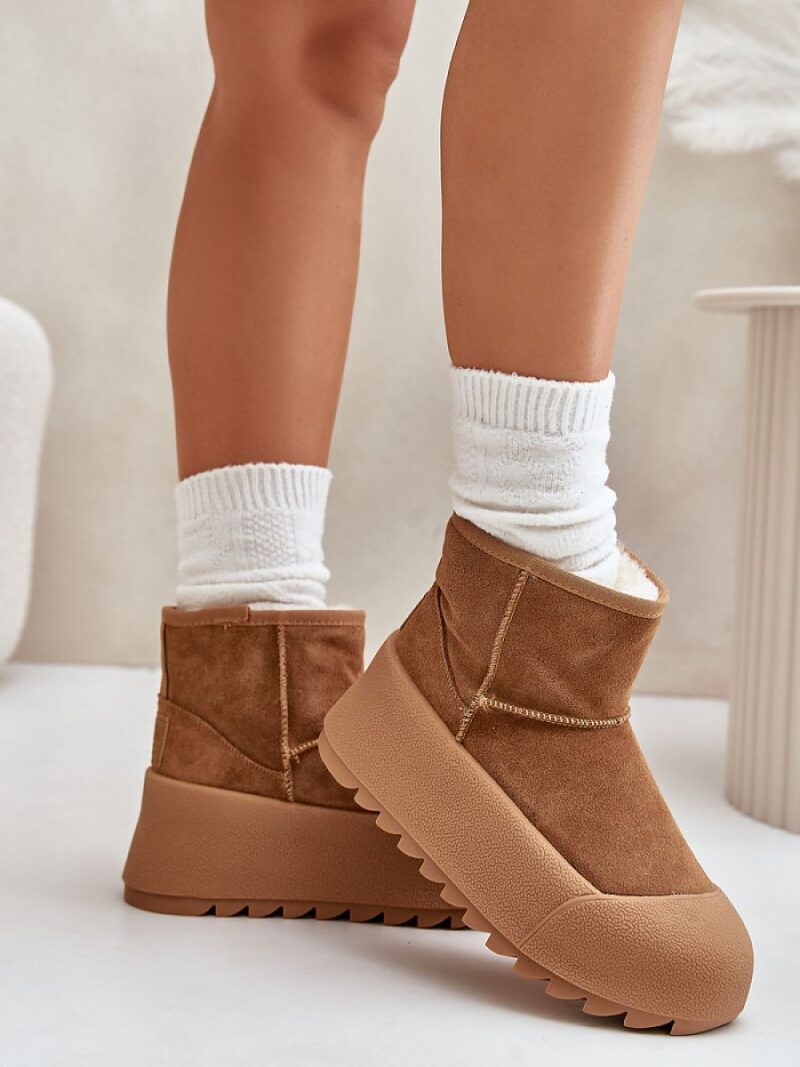 Śniegowce Model Big Star OO274A212 Brown - Step in style - obrazek 3