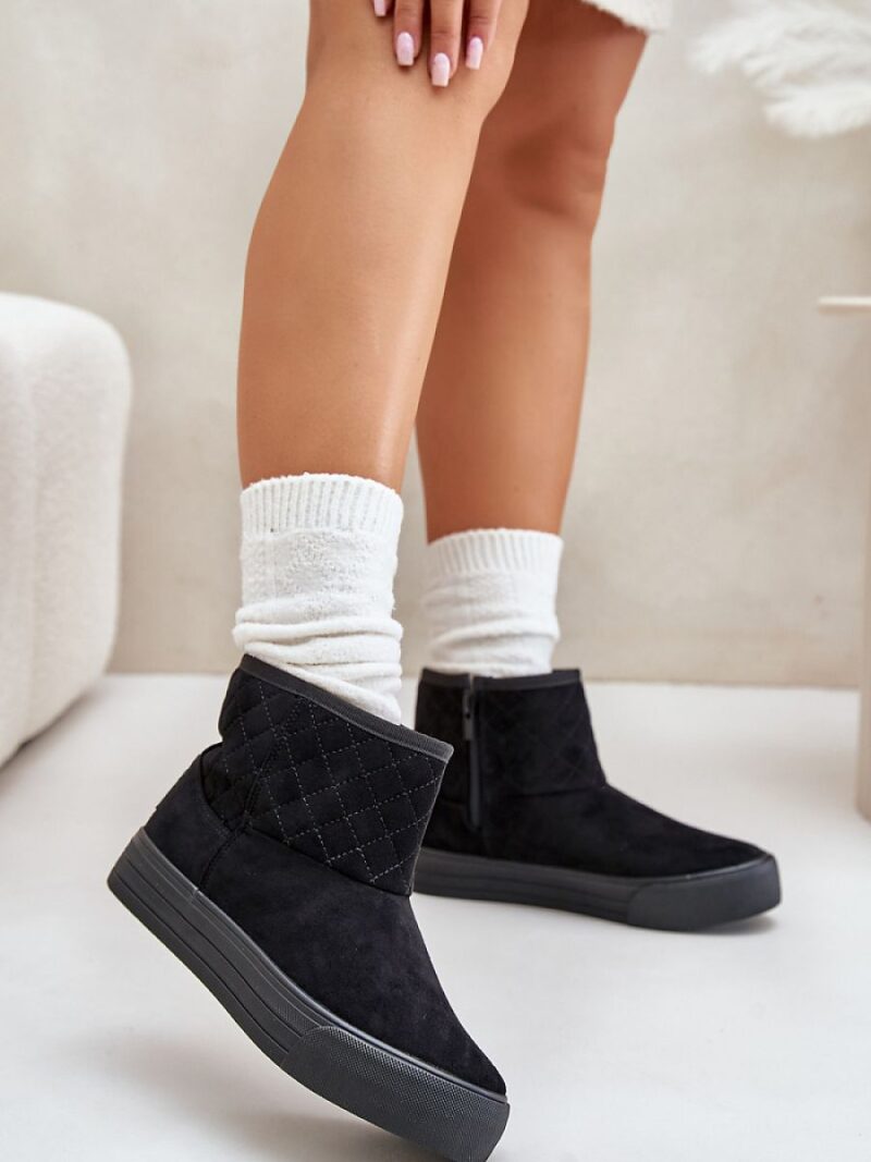 Śniegowce Model Big Star OO274A522 Black - Step in style - obrazek 3