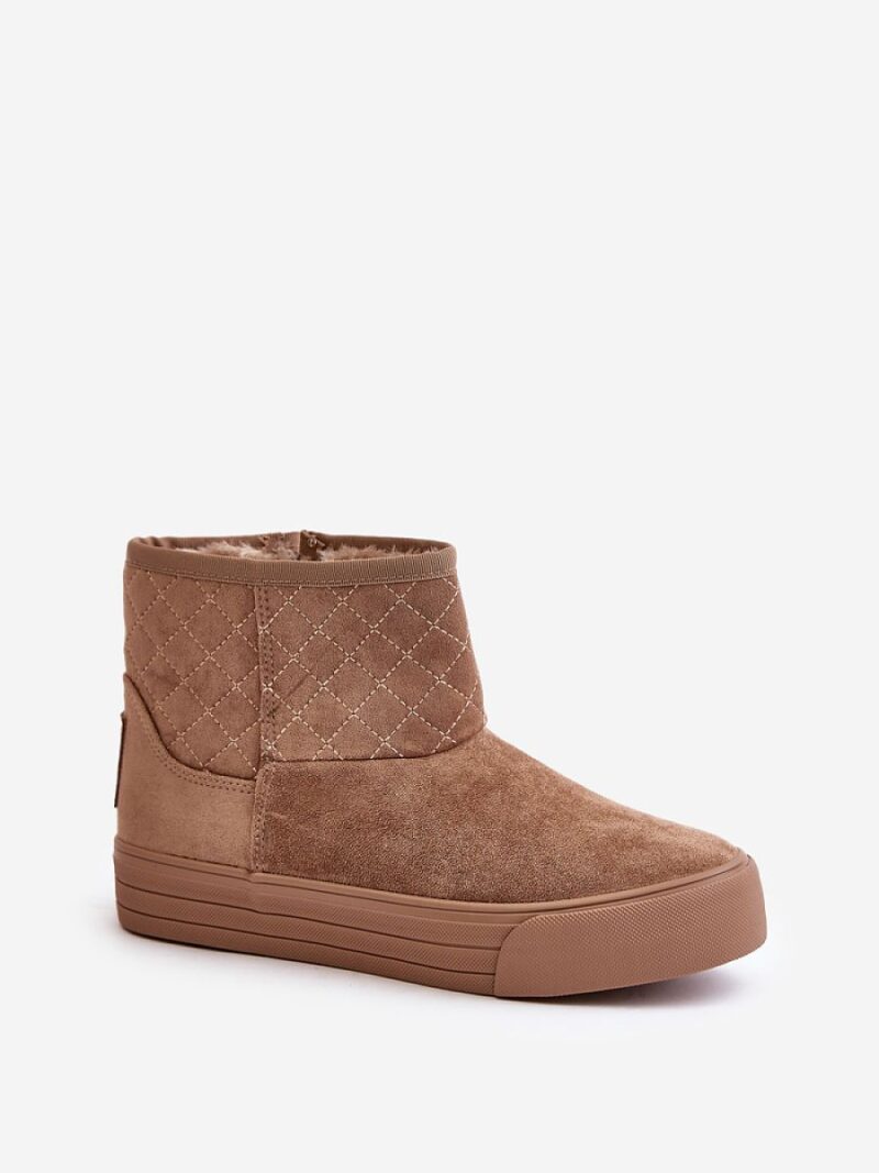 Śniegowce Model Big Star OO274A524 Beige - Step in style - obrazek 2