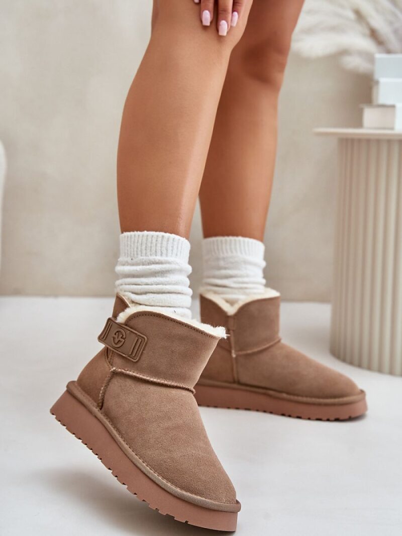 Śniegowce Model Vinceza 97951 Beige - Step in style