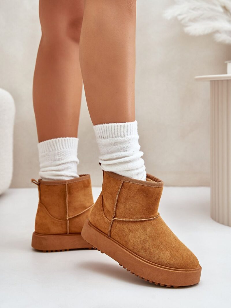 Śniegowce Model Atteria 24BT26-7408 Camel - Step in style - obrazek 3
